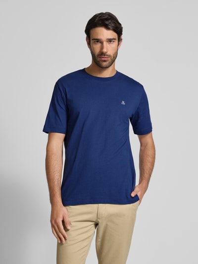 Marc O'Polo Regular Fit T-Shirt aus reiner Baumwolle Royal 4