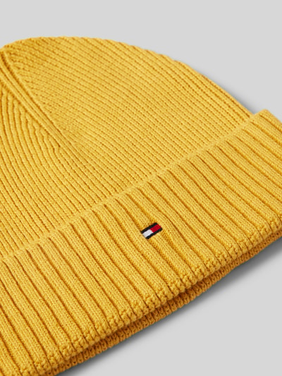 Tommy Hilfiger Mütze mit Logo-Stitching Modell 'PIMA' Gelb 2