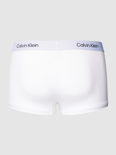 Calvin Klein Underwear Trunks mit elastischem Logo-Bund im 3er-Pack Mittelgrau 3