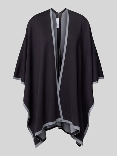 comma Poncho mit offener Vorderseite Dunkelblau 2