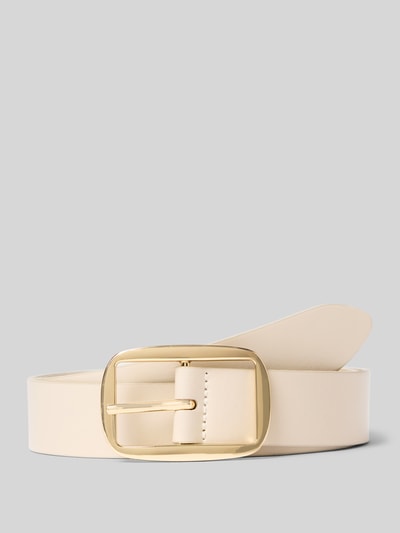 Vanzetti leren riem met doornsluiting Offwhite - 1
