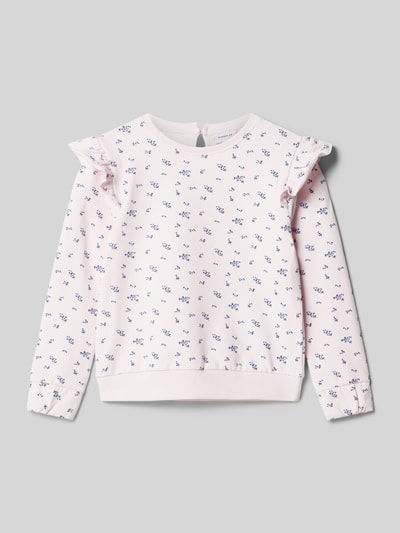 Name It Sweatshirt mit Volants Modell 'NMFDYLA' Rosa 1