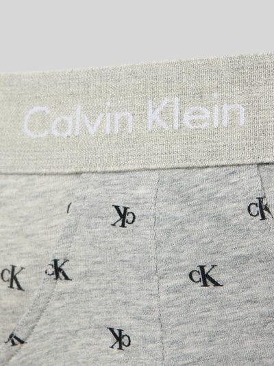 Calvin Klein Underwear Slip mit Label-Bund im 3er-Pack Hellgrau 2