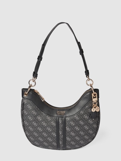 Guess Hobo Bag mit Allover-Logo Black 2