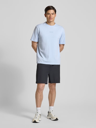 BOSS Green Regular Fit T-Shirt aus reiner Baumwolle Modell 'TEE 10' Aqua 1