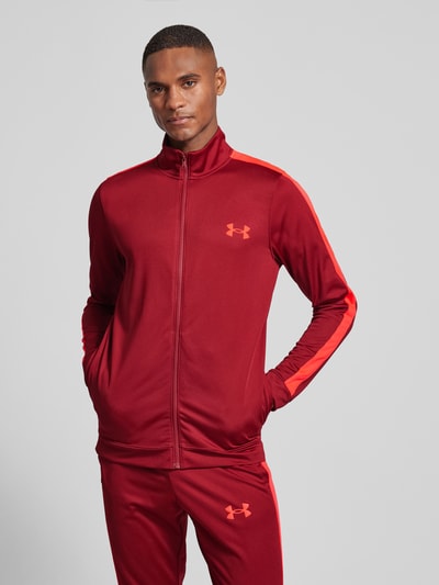 Under Armour Trainingsanzug mit Stehkragen Dunkelrot 4