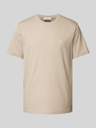 Armedangels T-shirt met ronde hals, model 'LAARON' Beige - 2