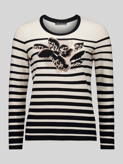 Betty Barclay Langarmshirt mit appliziertem Frontmotiv Sand 2