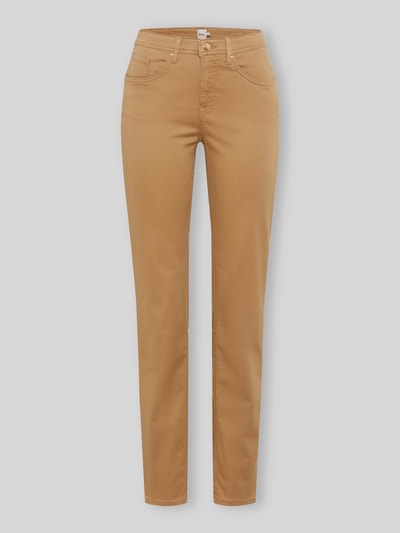 Brax Regular Fit Schmale Hose aus Lyocell-Mix mit Modal-Baumwoll-Anteil Modell 'MARY' Dunkelbraun 2