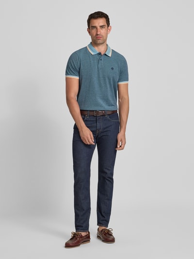 MCNEAL Poloshirt mit Label-Stitching Dunkelblau 1