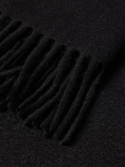 SALMONE Sjaal van puur kasjmier Zwart - 2