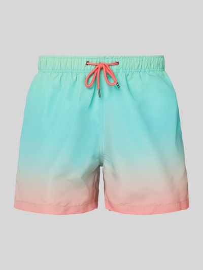 MCNEAL Relaxed Fit Badeshorts mit Logo-Stitching Lind 1