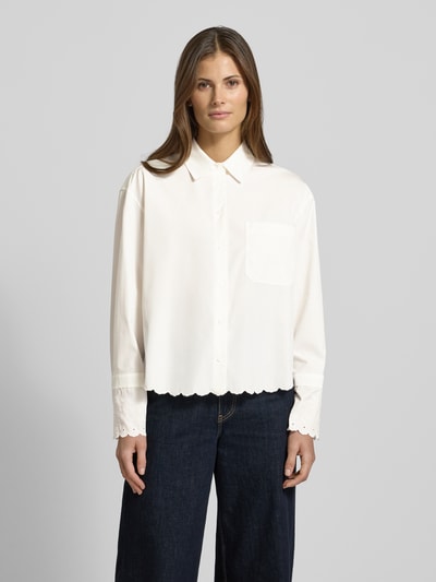 Weekend Max Mara Bluzka koszulowa o kroju Oversized z czystej Bawełny Model 'NEUTRO' Biały 4