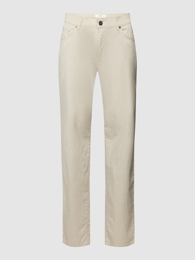 Brax Broek met structuurmotief, model ‘Cadiz' Beige - 2