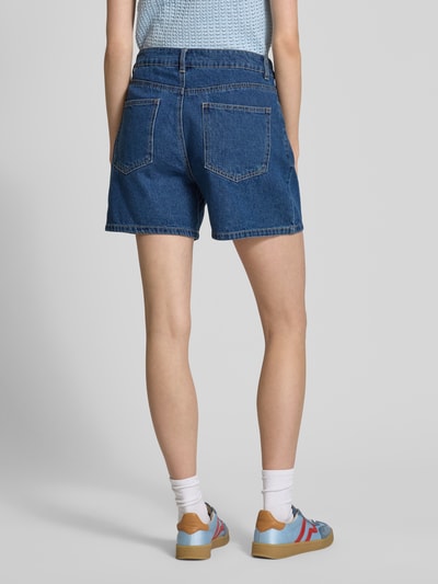 PIECES Szorty jeansowe o kroju regular fit z mieszanki bawełny model ‘ABBI’ Jeansowy niebieski 5