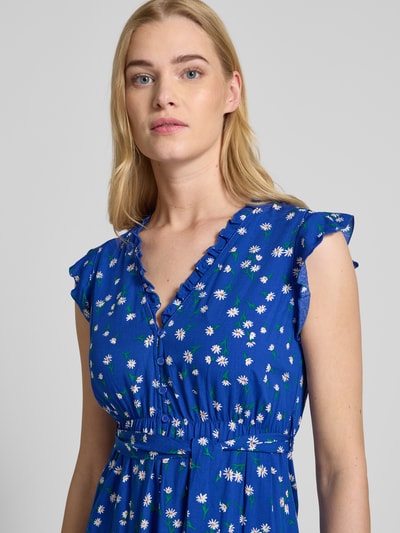 Apricot Knielanges Kleid aus Viskose mit Bindegürtel Royal 3