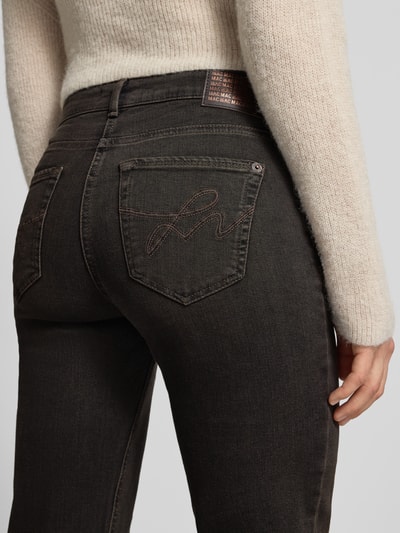MAC Straight Fit Jeans aus Baumwoll-Mix Modell 'Carrie' Dunkelbraun 3
