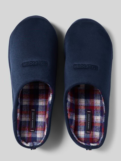 Tommy Hilfiger Slipper mit Label Stitching Marine 3