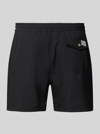 Polo Ralph Lauren Badehose mit Logo-Stitching Modell 'TRAVELER' Black 3