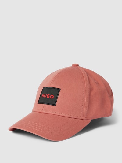 HUGO Basecap mit Label-Detail Lachs 1