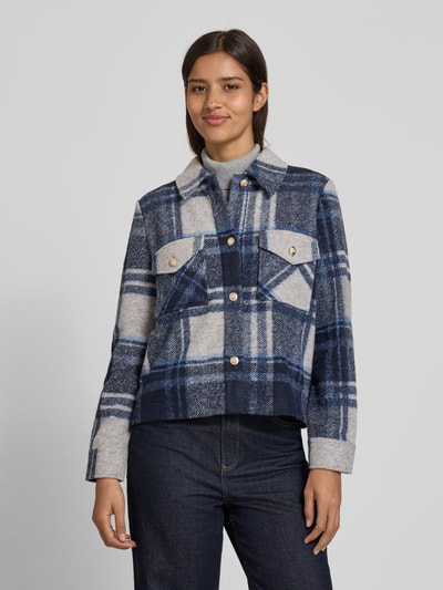 s.Oliver RED LABEL Regular Fit Wolljacke mit Zierknöpfen Marine 4