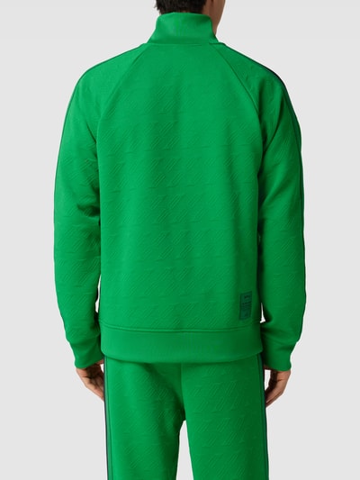 BOSS Green Sweatjacke mit Label-Stitching Modell 'Skarley' Hellgruen 5