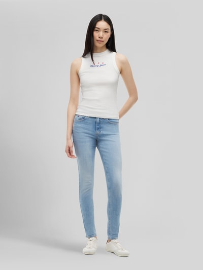 Tommy Jeans Skinny Fit Jeans aus Baumwoll-Mix Modell 'NORA' Hellblau 1