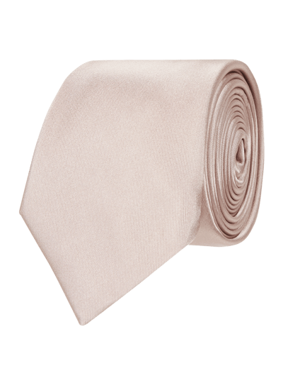 Willen Stropdas van zijde (6,5 cm) Beige - 1