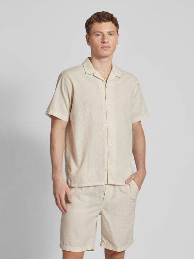 Jack & Jones Vrijetijdsoverhemd in beige met knoopsluiting Beige - 4