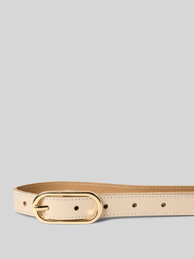 Tamaris Gürtel aus echtem Leder Beige 2