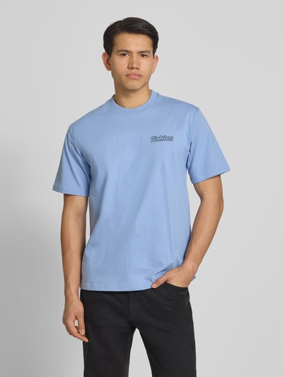 Dickies T-Shirt mit Label-Print Modell 'FAIRLAWN' Hellblau 4