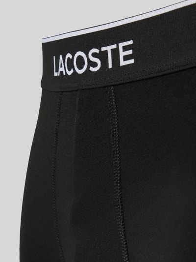 Lacoste Trunks aus Viskose mit Label-Bund im 3er-Pack Black 2