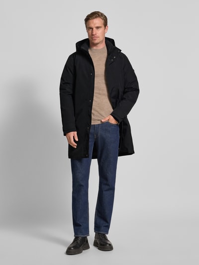 Didriksons Parka mit Ärmelriegeln Modell 'HEKTOR' Black 1