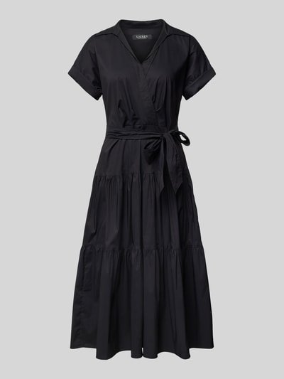 Lauren Ralph Lauren Midi-jurk in laagjeslook Zwart - 2