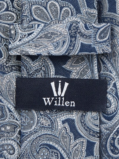 Willen Krawat z jedwabiu (7 cm) Średnioszary 2
