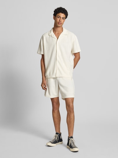 Redefined Rebel Sweatshorts met ritszakken, model 'ROBIN' Offwhite - 1