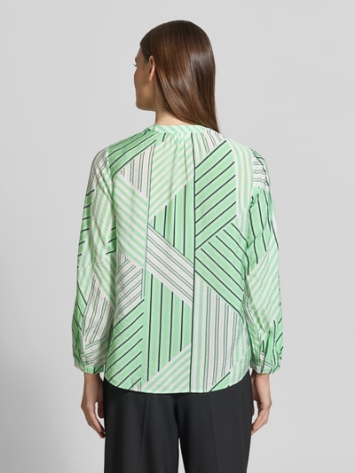 s.Oliver RED LABEL Relaxed Fit Langarmbluse aus Viskose-Mix Hellgruen 5