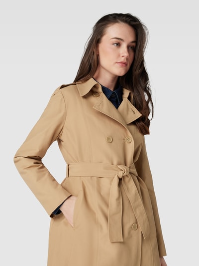 MAX&Co. Trenchcoat met strikceintuur, model 'MILO' Beige - 3