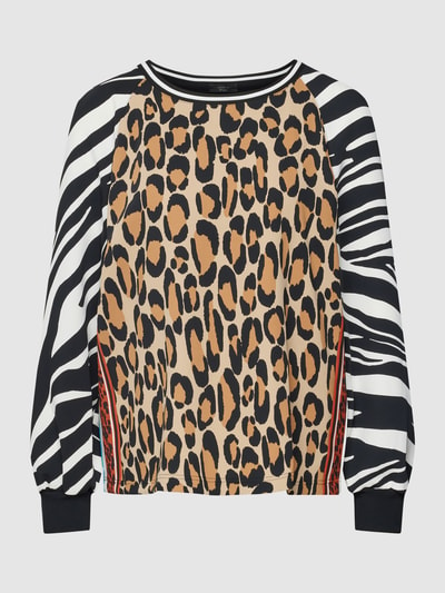 Marc Cain Bluse mit Allover-Print Black 2