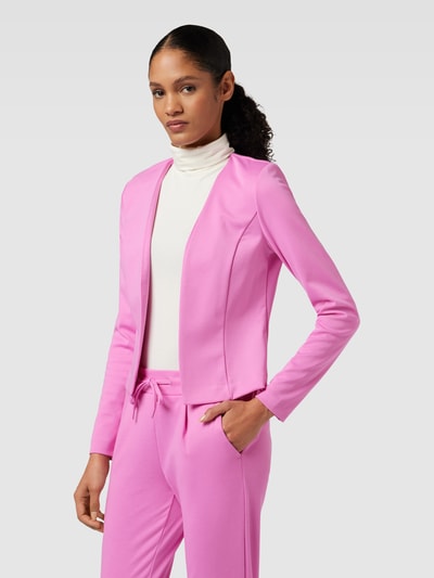 ICHI Blazer mit offener Vorderseite Modell 'KATE' Pink 4