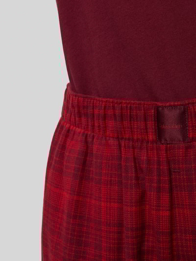 Calvin Klein Underwear Pyjama mit Label-Details Rot 2