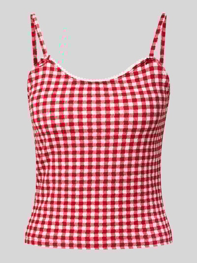 Noisy May Top mit Zierschleifen Modell 'STELLA' Rot 2