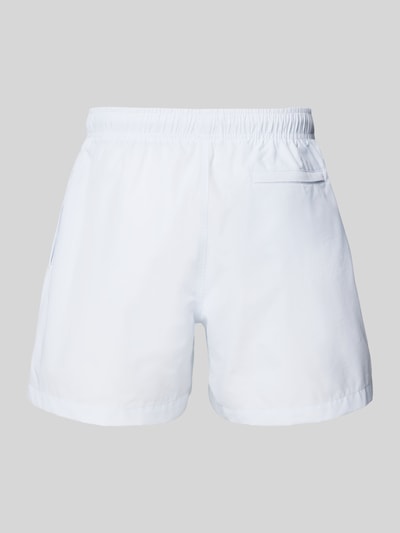 MCNEAL Relaxed Fit Badeshorts mit Logo-Stitching Weiss 3