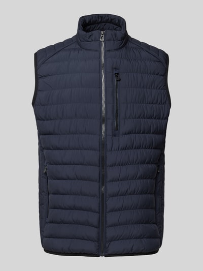 Brax Bodywarmer met ritszakken, model 'Craig' Marineblauw - 2