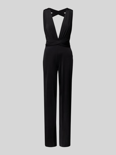 Rose Avenue Jumpsuit mit V-Ausschnitt Black 1