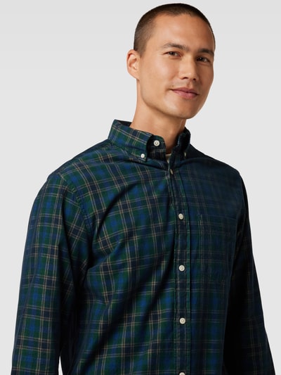 Gant Regular Fit Freizeithemd mit Label-Stitching Gruen 3