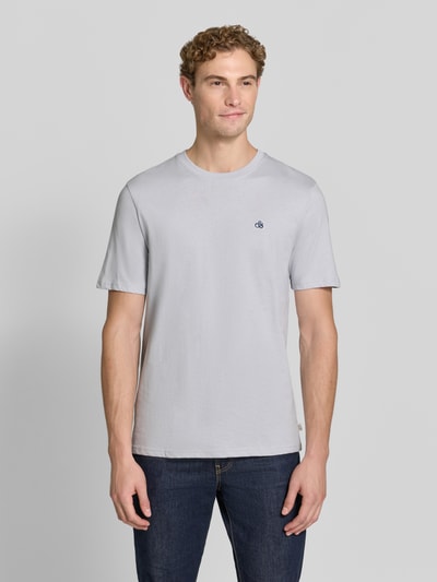 Scotch & Soda T-shirt z czystej bawełny Jasnoniebieski 4