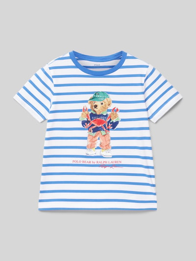 Polo Ralph Lauren Kids T-Shirt mit Label-Print Blau 1