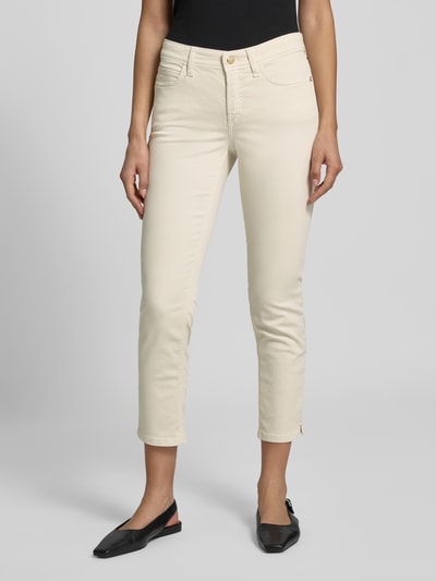 Cambio Slim fit jeans met verkort model, model 'PIPER' Steengrijs - 4