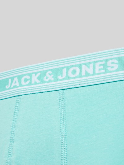 Jack & Jones Trunks mit elastischem Label-Bund Modell 'WEST LEAF' im 5er-Pack Gruen 2